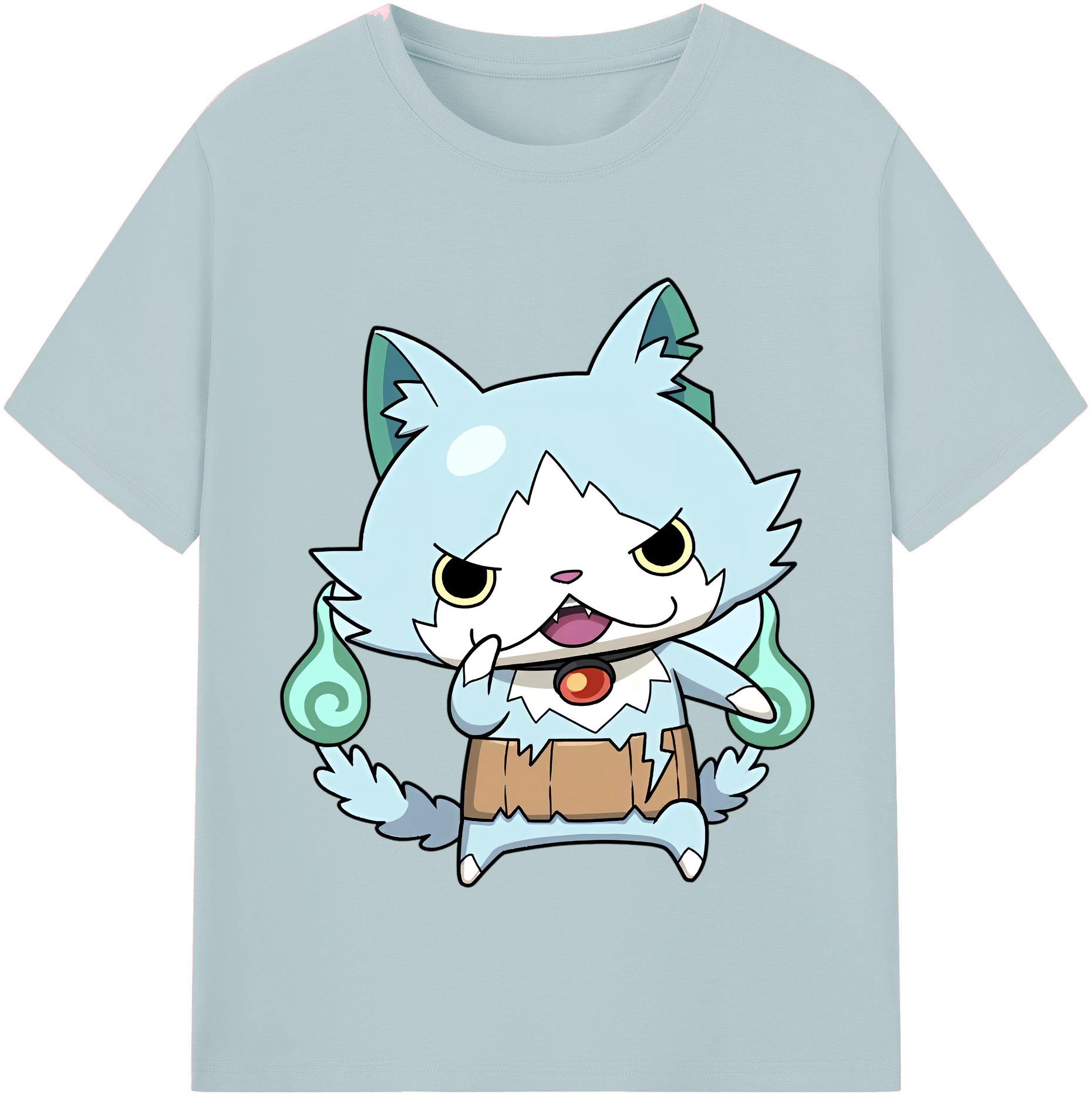 （画像用） 妖怪ウォッチ Yo-kai Watch 綿100％半袖Tシャツ（フロントプリント）